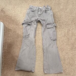Zara Taupe Casual Pants